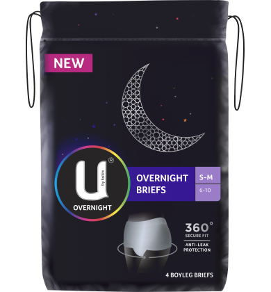 U by Kotex Overnight Briefs Small Medium